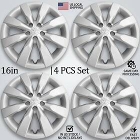Carsure 61172 4p New Hubcap Compatible With 2014-2016 Toyota Corolla Wheel Cover 16in