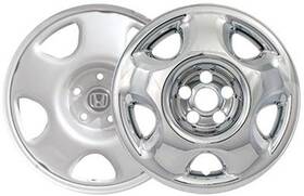 Cci Aftermarket Parts 615343092379 New Set Of 4 17 Inch Chrome Wheel Skins For 2007-2011 Honda Crv Cr-v Steel Wheels
