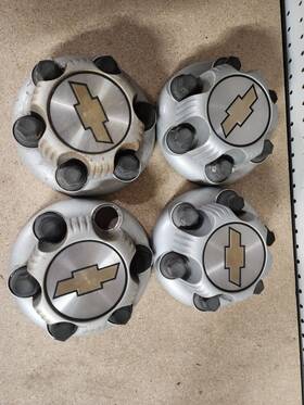 9596667 Chevrolet 9695667 1999- 2017 Gmc Tahoe Avalanche Suburban Center Cap Oem Set 4