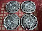 438-a Chrysler Aries Reliant Set Of Four Oem Hubcaps