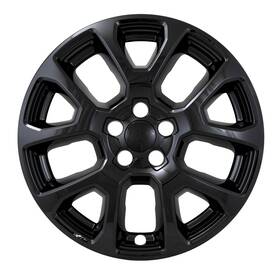 Imp507blk Coast To 18 Inch 10-spoke Gloss Black 4pc Wheel Covers