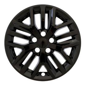 Coast To Coast Imp512blk Wheel Skin 17 Inch 15 Spoke Gloss Black Snap-on Abs 4pc