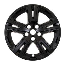 Coast To Coast Imp514blk Wheel Skin 17 Inch 5 Double Spoke Gloss Blk Snap-on Abs 4pc