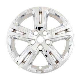 Coast To Coast Imp514x Wheel Skin 17 Inch 5 Double Spoke Chrome Snap-on Abs 4pc