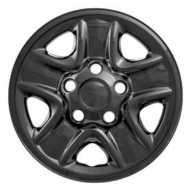 Coast To Coast Imp77blkn 18 Inch Gloss Black 4pc 5-spoke Wheel Covers
