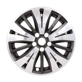 Coast To Coast Iwcimp488cc 18 Inch 15 Spoke Chrome/charcoal Wheel Skin 4pc
