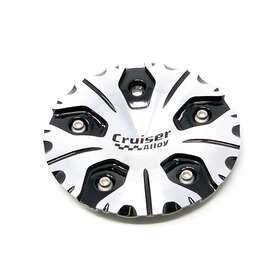 Cap-910mbf Cruiser Alloy / 910mb Attack Machined Black Fwd Bolt On Center Cap