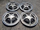D7tz-1130-f Ford Set Of Vintage Oem Pickup Truck Van Mag Hubcaps
