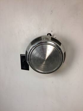 Dodge 1983-1993 1/2 Ram Ton Stainless Hubcap Dog Dish No Logo Silver
