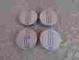 F5lc-1a096-ac F5lc-1a069-ac 95 96 97 98 99 00 01 02 Lincoln Mark Viii Silver Center Cap Set
