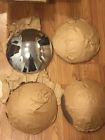 Fc-1359 Namsco Vintage Baby Moon Hubcaps Wheel Covers Trailer Car Nos