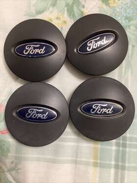 5l24-1a096-aa Ford Oem Center Hub Cap Dark Gray 6l241a096aa 3l241a096aa 3f231a096dc Set 4pcs