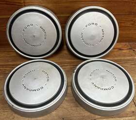 D3ta-ii30-h Ford 1970-1985 F100 F150 Pickup Truck E150 Van Dog Dish Hubcaps Wheel Covers Set