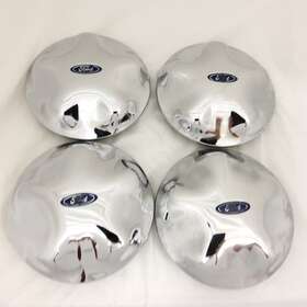 F65a-1a096-ea Ford 97-00 F150 F-150 Expedition Chrome 17 Inch Factory Wheel Center Hub Caps Set Of 4