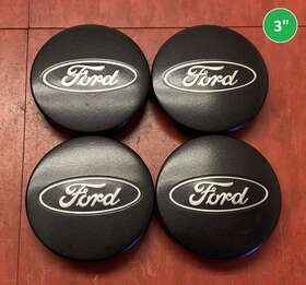 Fl34-1a096-ba Ford Set Of 4 09-20 Matte Black F-150 Center Cap 3 Inch Dia. Ll3z-1130-a