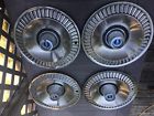 Ford Galaxie Set Of Four Oem Turbine Type Hubcaps