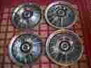 Ford T-bird 1964 Set Of Four 15 Hubcaps Ac-6