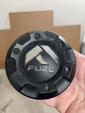 M-447 Fuel M-443 Wheel Center Cap Matte Black / Chrome Plastic Snap In