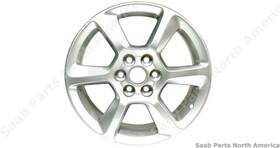 09597411-aa Genuine Saab Alloy Wheel 18x8 - Silver Premium For 2011 9-4x