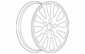 13235012 Gm Genuine 2011-2013 Buick Regal 18x8 Inches Wheel Rim Aluminum Alloy