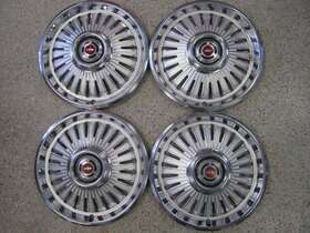 3971 Gm Chevrolet 1960s Chevy 14 Inch Oem Stainless Wheel Covers Hubcaps Similar To - Set/4