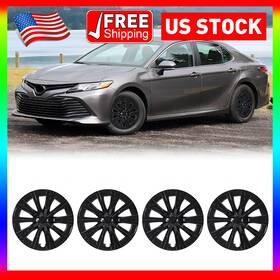 Hawkley Wj-5120-bl-16 16 Inch Hubcaps For 2018-2024 Toyota Camry/hybrid Snap On Set Of 4 Wheel Rims Covers