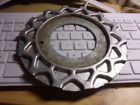 Hb-60-1  Waffle Aftermarket Enkei Corolla Silver Mesh Honeycomb Flange Center Cap