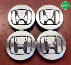 44732-tg7-a21 Honda Set Of 4 16-21 Brushed Civic Pilot Ridgeline Center Cap 2 3/4 Inch
