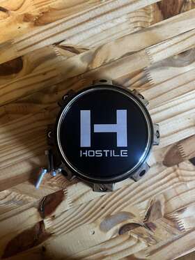 Hc-8003gb Hostile Black Wheel Rim Center Cap - 8 Lug