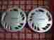 55510 Hyundai Scoupe 1991 Pair Of Two 13 Hubcaps