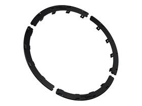 Icon Alloys 192051b 17 Inch Recon Pro Halo Rock Ring Kit Black