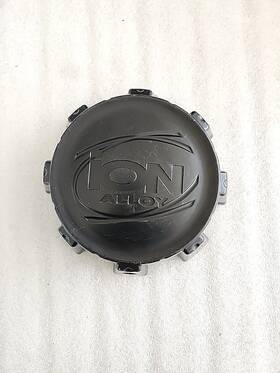 C101714dc Ion Alloy Black Custom Wheel Center Cap # C101714