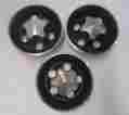 J9869 Mopar Rally Wheel Center Caps Used Set Of 3 Cuda Gtx Charger