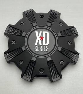 M-989sb Kmc Xd Series Used Satin Black Wheel Center Cap No Screws M-989
