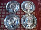 Lincoln 1952-1953 Set Of Four 15 Hubcaps 52-53