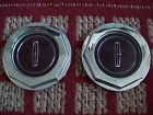 1295 Lincoln Continental 1984-1987 Two Center Caps For Wire Wheel