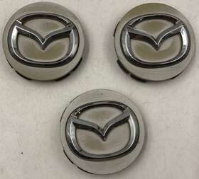 G02b55042 Mazda R2874 2007-2009 Speed 3 Rim Wheel Center Cap Set Silver Oem