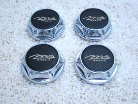 900131 Mb Wheels Custom Alloy Wheel Snap On Center Cap Set #2e-11