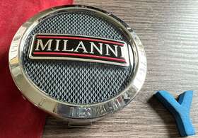 C-229-1 Milanni Mil60 #y 1 Snap In Wheel Center Cap Chrome C9012 75mm