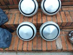 4089168 Mopar Set Of F Dodge Truck 1980-1985 Ram Dog Dish Hubcaps 1/2 Ton 10 Inch Wheel Cover