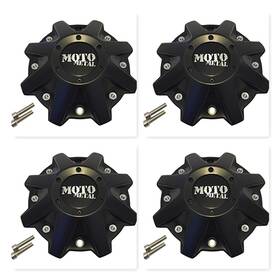 Moto Metal 791512691618 4 Pack 970 479l214 Bp-479-moto Satin Black 8.125 Inches