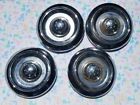 No Clue Vintage Era Dog Dish Hubcaps Wheel Covers For