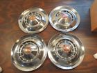 O290 Gm Set Chevy Hubcaps Wheel Covers Oem