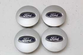 3l24-1a096-ab Oem 3f23-1a096-dc 4 Ford Center Caps Silver Metallic