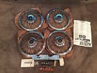 P6001 Dycrest Automotive Wire Wheel Hubcaps Cover And Lock Kit Never