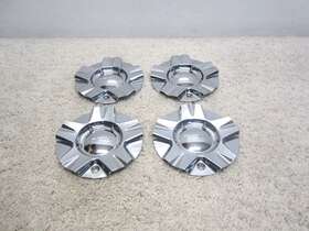 Emr-251-cap Panther Custom Alloy Wheel Chrome Bolt On Center Cap Set #2g-7