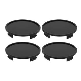 Partuto Tu000295f240726 4 Pcs 76.3mm 3.00 Inch Od - Universal Car Wheel Hub Matte Black