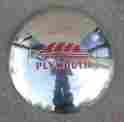Ph-46-48-hc Dog Dish Hubcap 1946 47 48 Plymouth Mounting Hole On Back Side Is 7-1 4
