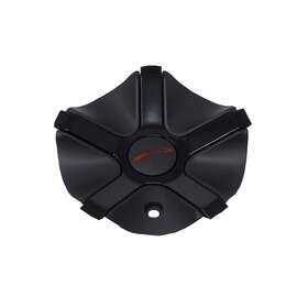 89-9212b Platinum / 212 Widow Matte Black Bolt On Center Cap
