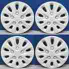 Plymouth 96 97 98 Breeze 533w 14 White Hubcaps Wheel Covers Used Set 4